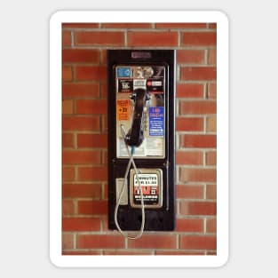 Vintage NYC street telephone Sticker